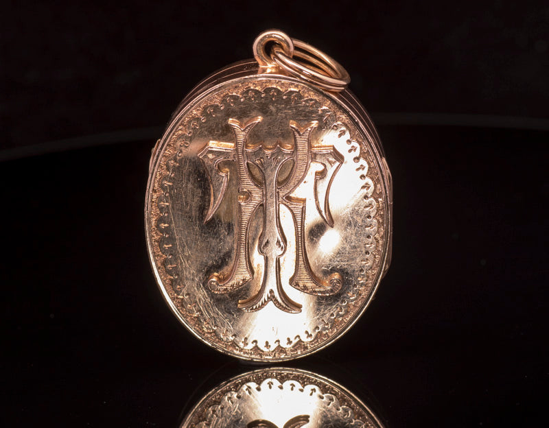 Rare & Historic Antique 15ct Gold, 8 Aperture Family Locket. English Circa 1880. 'Ready to Accomplish'