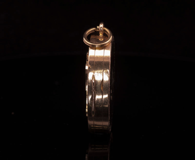Rare & Historic Antique 15ct Gold, 8 Aperture Family Locket. English Circa 1880. 'Ready to Accomplish'