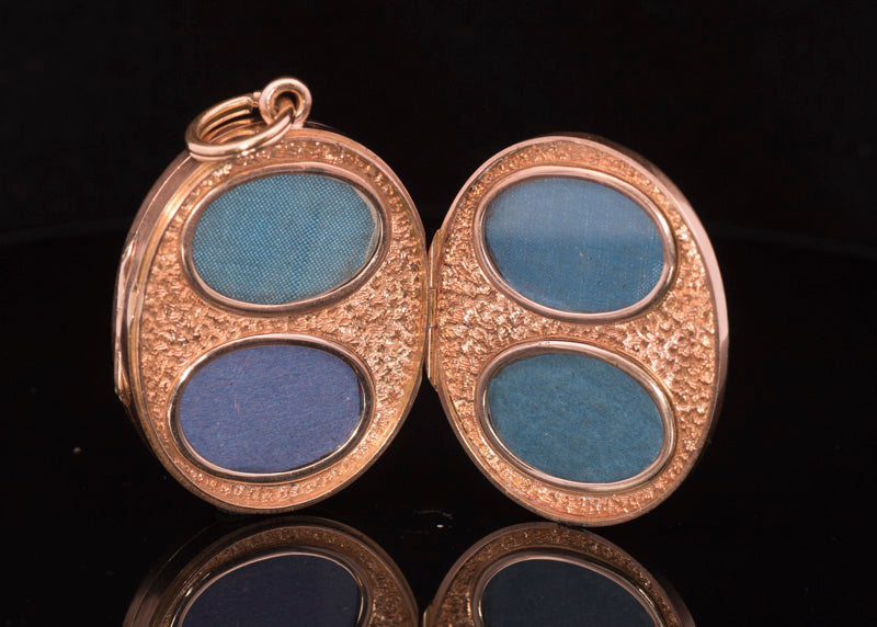 Rare & Historic Antique 15ct Gold, 8 Aperture Family Locket. English Circa 1880. 'Ready to Accomplish'