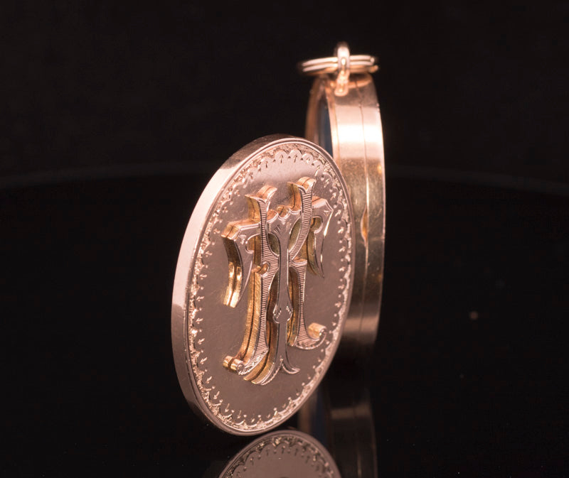 Rare & Historic Antique 15ct Gold, 8 Aperture Family Locket. English Circa 1880. 'Ready to Accomplish'