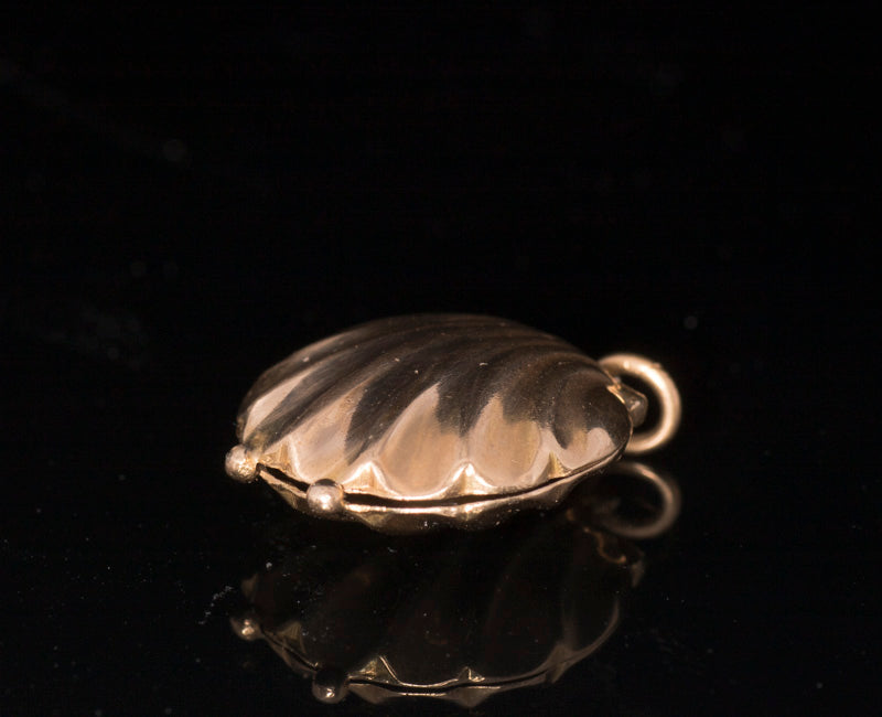 Antique 15ct Gold and Pearl Pendant/Charm. English Circa 1850/1860