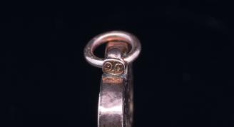 Antique 9ct Gold Heart Pendant / Charm. Hand Engraved. Victorian Circa 1900.