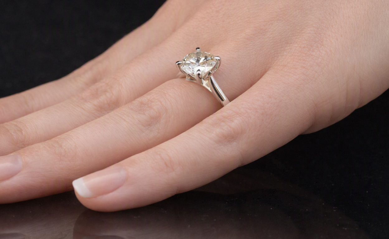 Antique Art-Deco 'Target' Diamond Cluster Ring. Pave Set. English Circa 1910. 18ct Gold.