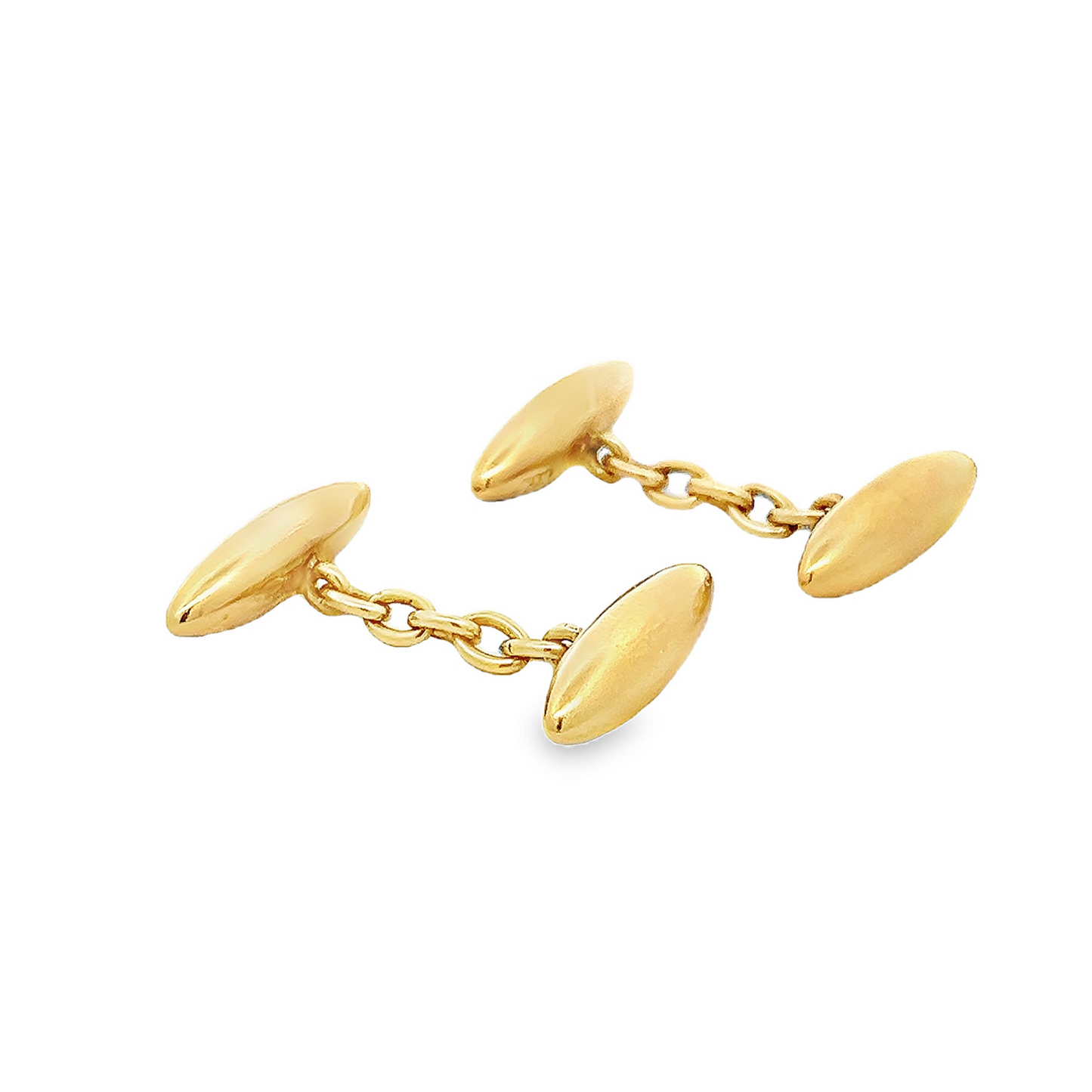 Antique Edwardian 18ct Gold Torpedo Cufflinks