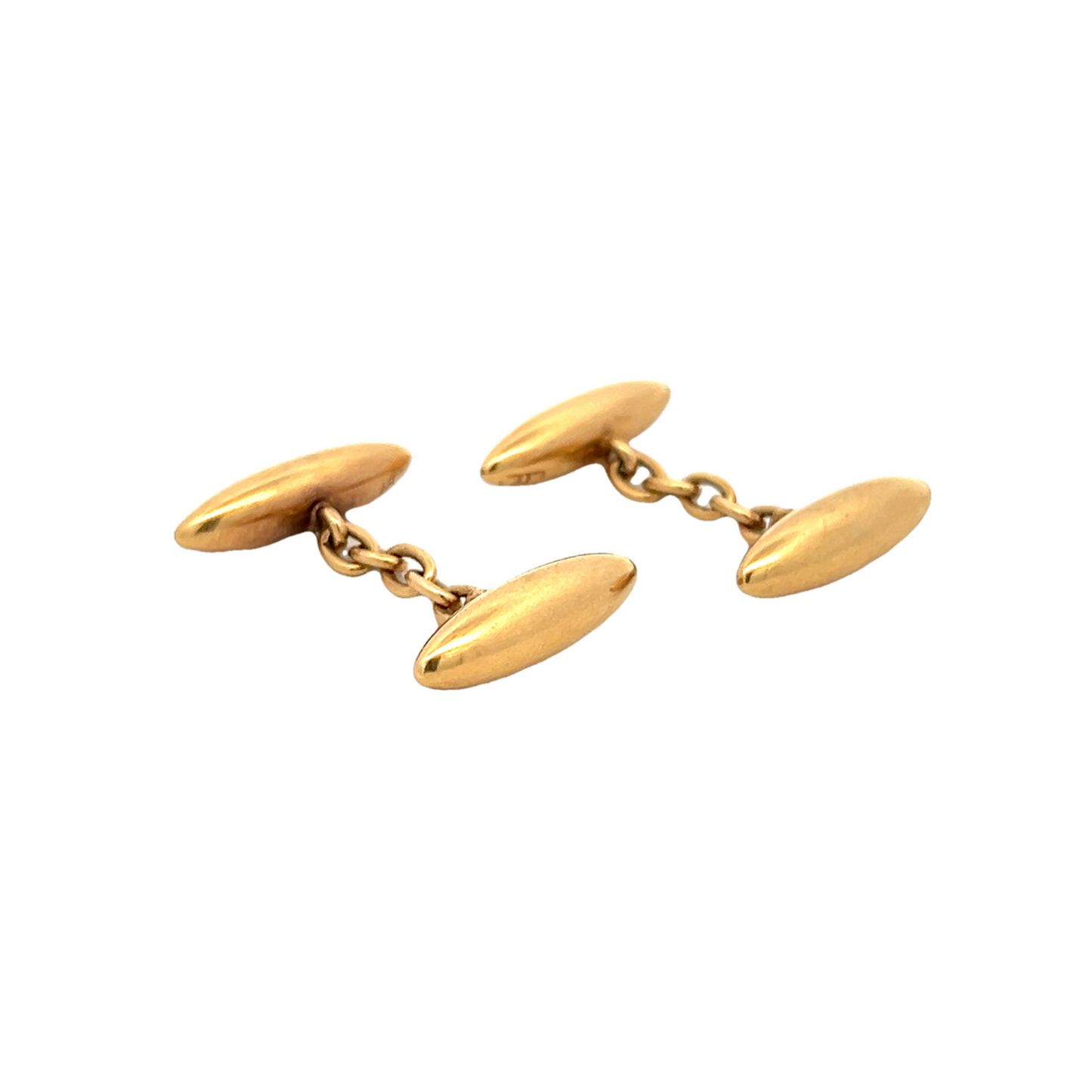 Antique Edwardian 18ct Gold Torpedo Cufflinks