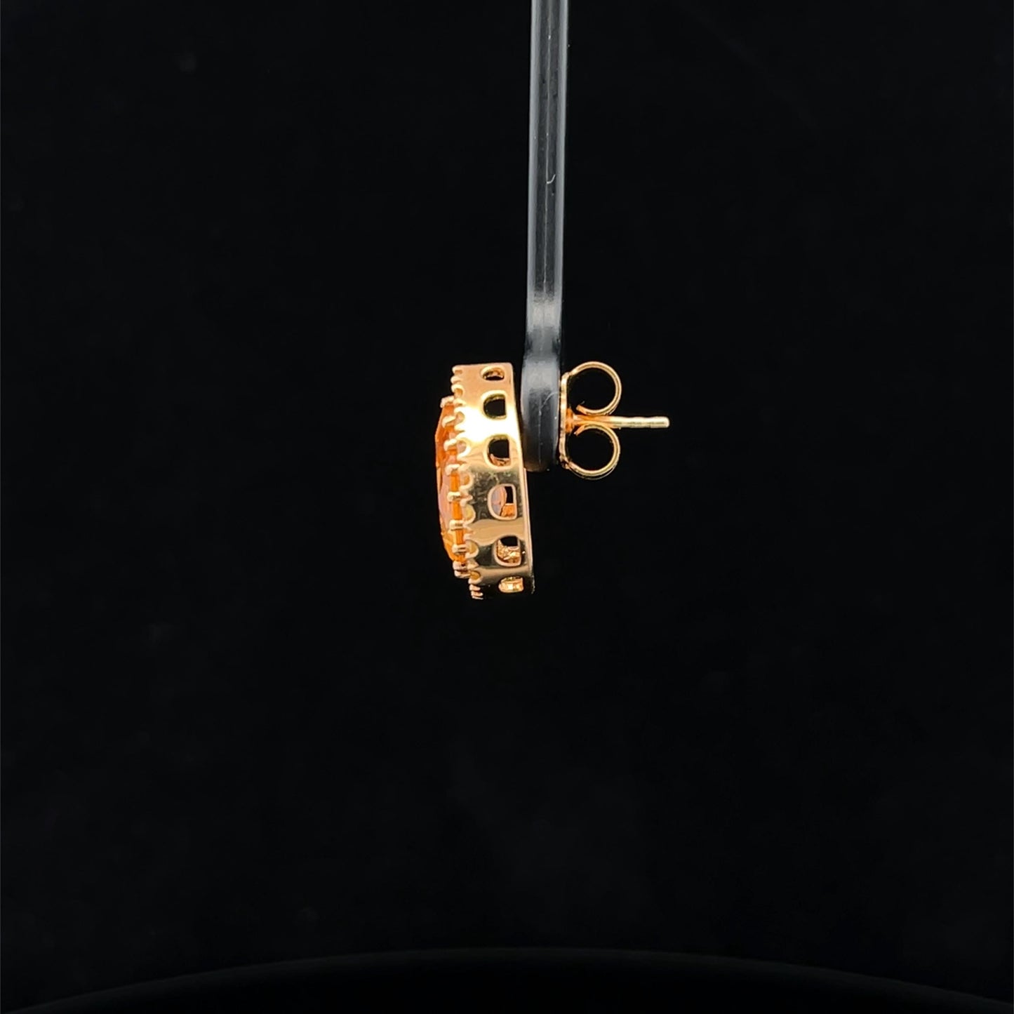 18ct Citrine and Yellow Sapphire Pear and Briolette Pendant and Earring Set. Pre-Loved Bargain.