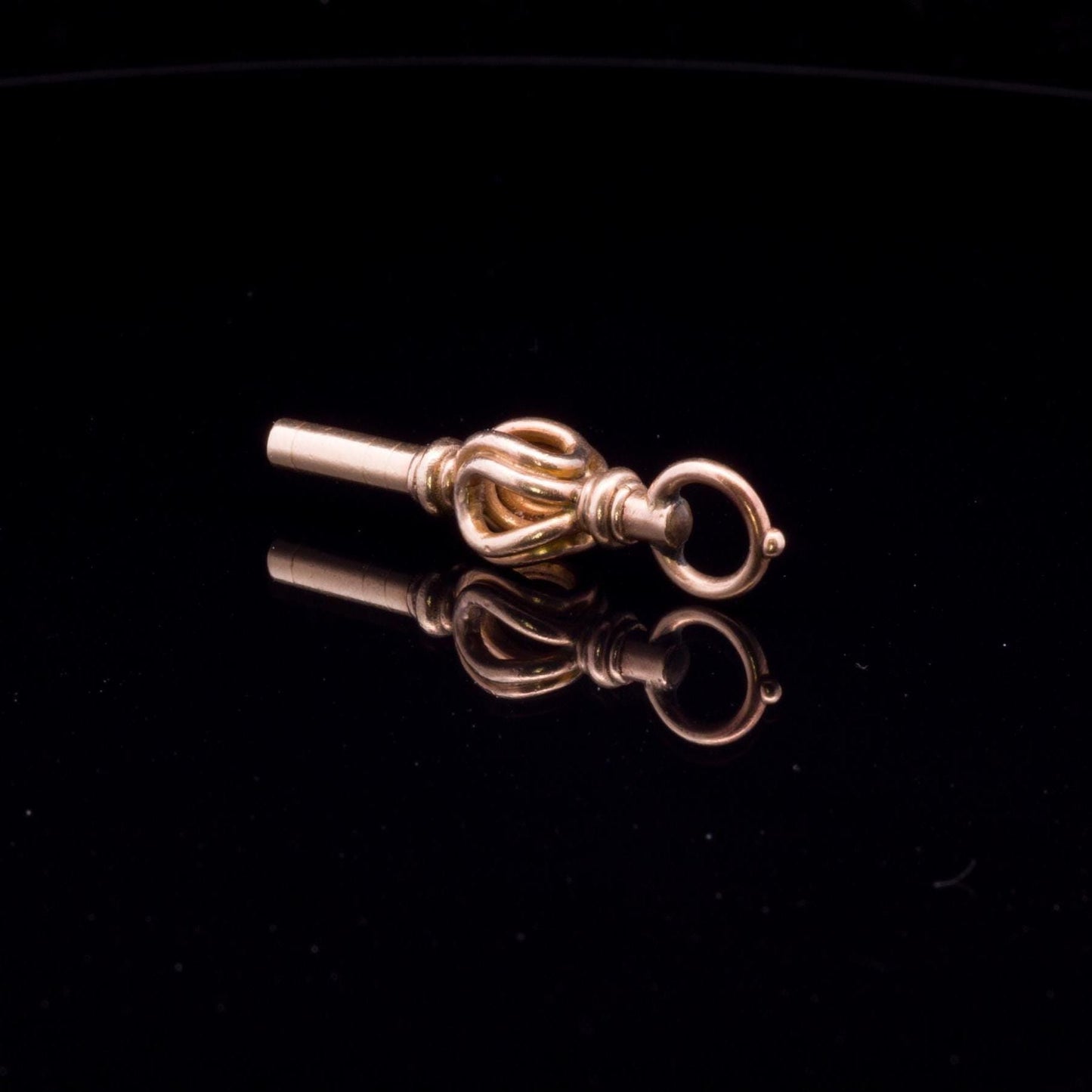 Antique Gold Cased Pocket Watch Key. English  C.1830/1840. Late Georgian / Early Victorian.